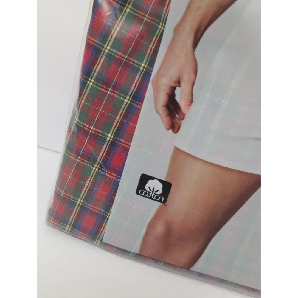 Roundtree & Yorke Full Cut Boxers 2-pk Premium Men's Underwear 40 Plaid $28 NEW